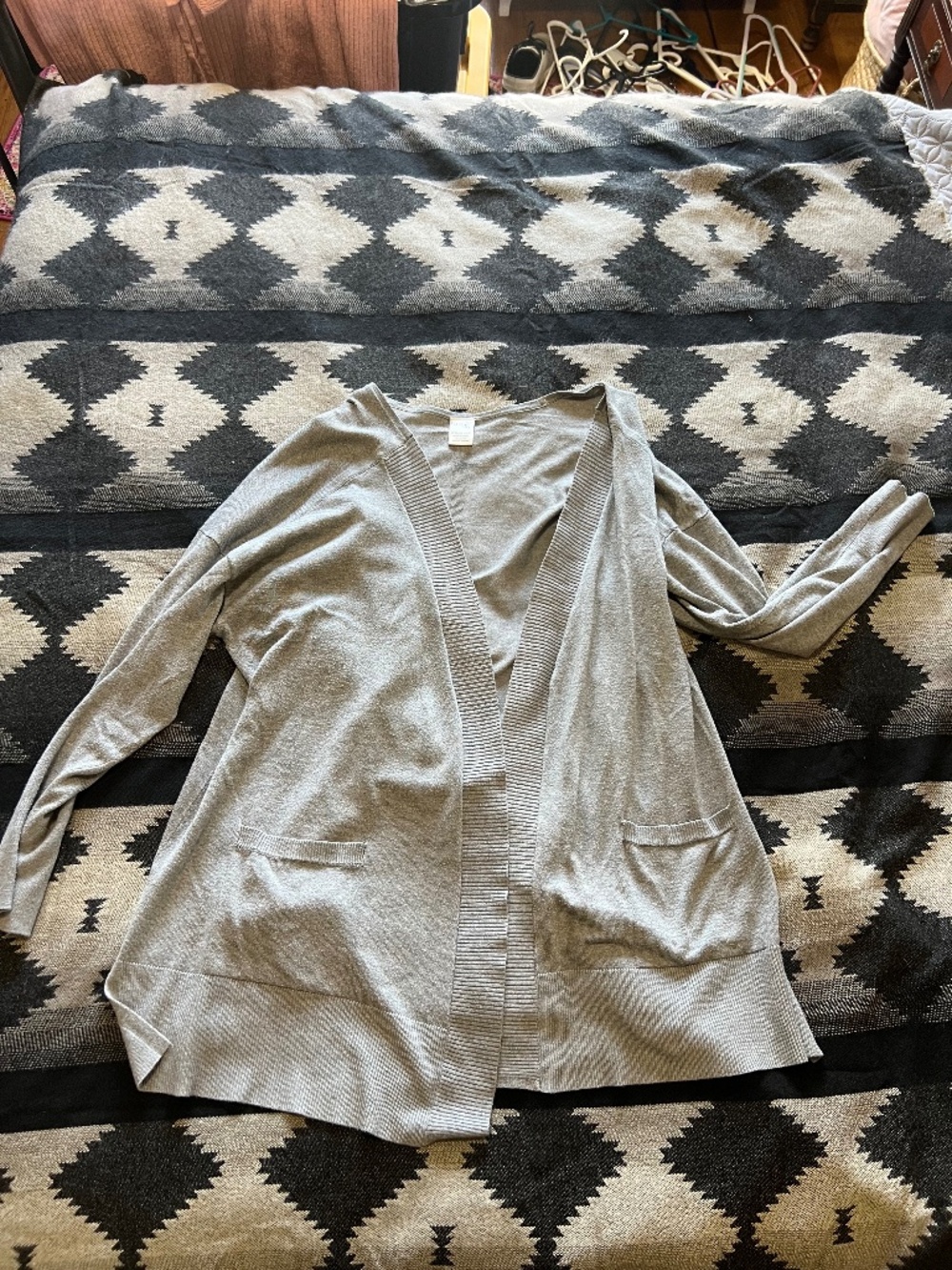 Grey Cardigan with pockets - Terra & Sky 2X